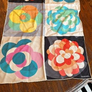 Authentic Chanel Silk Scarf